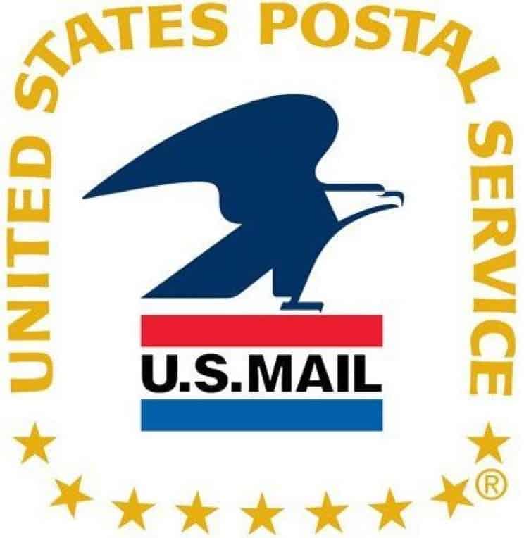 أستاذ هندسة يقيس سرعة النسر شعار شركة USPS