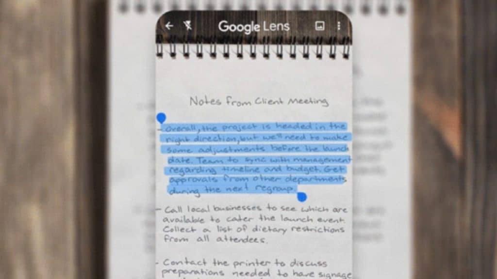 جوجل تُحدّث تطبيق "Google Lens" لتتيح نسخ وقراءة النصوص المكتوبة للكمبيوتر