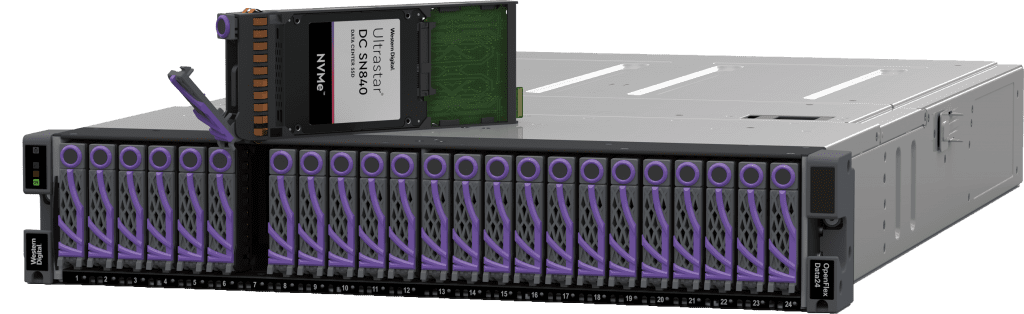حلول NVMe ™ SSDs وNVMe-OF ™ من ويسترن ديجيتال توفر أساساً للجيل التالي من البنية التحتية المرنة للبيانات