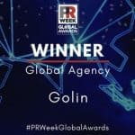 "غولن" تحصد جائزة "أفضل وكالة عالمية" من مجلة "بي آر ويك 2020" للعام الثاني على التوالي