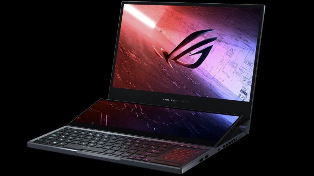 "ASUS" تطلق أول حاسوب محمول ثنائي الشاشة