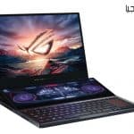 "ASUS" تطلق أول حاسوب محمول ثنائي الشاشة