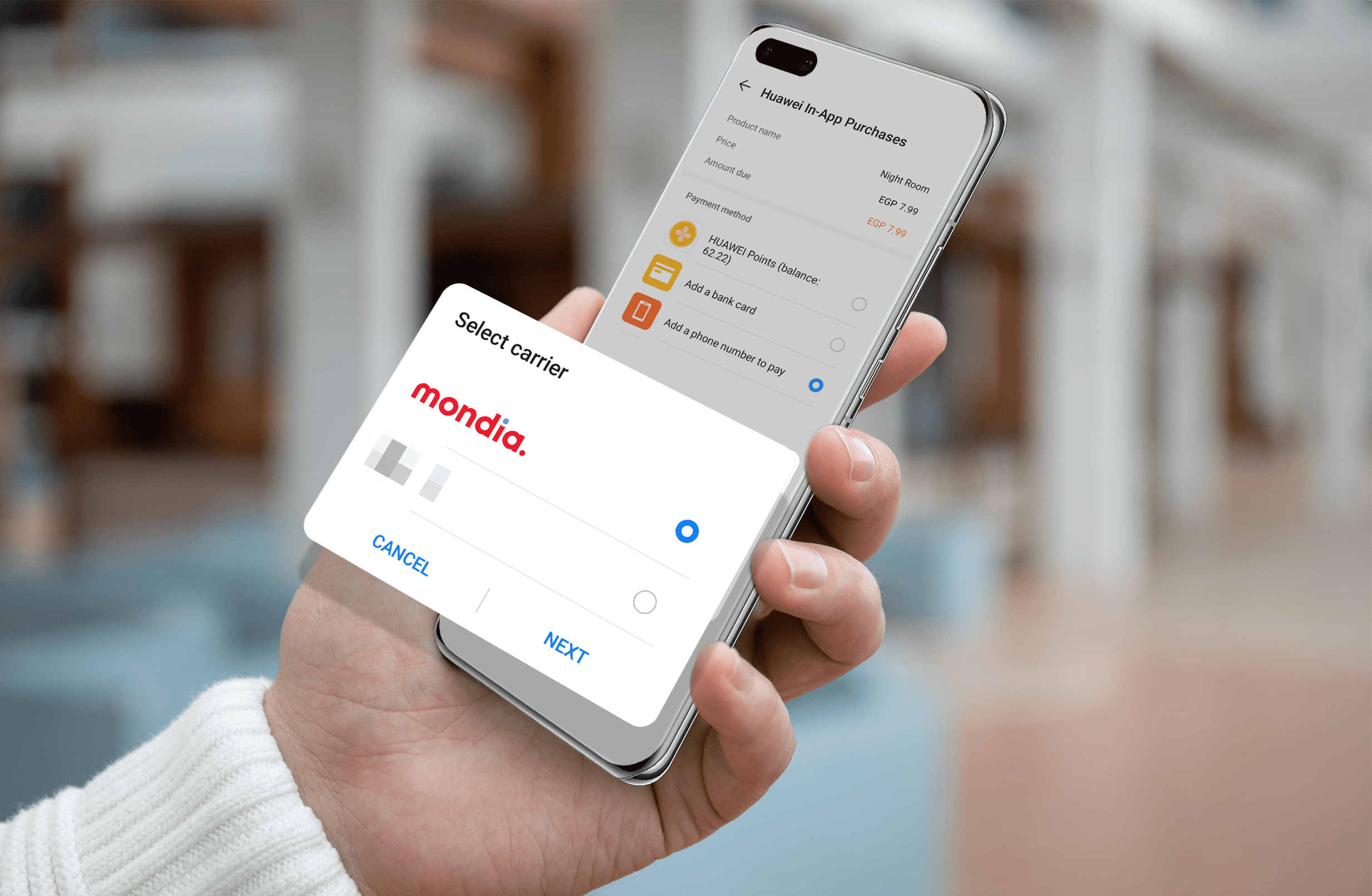 "هواوي" تقدم خيارات دفع رقمية غير تلامسية آمنة في منطقة الشرق الأوسط وأفريقيا عبر تطبيق "مونديا باي" على منصة خدمات الهواتف الذكية (HMS)