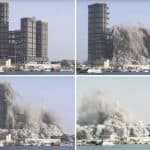 هدم 144 طابقًا في أبو ظبي في غضون 10 ثوانٍ