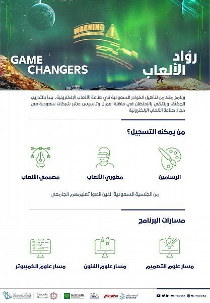 وزارة الاتصالات تطلق برنامج رواد الألعاب بمزايا وحزم تحفيزية للكوادر الوطنية