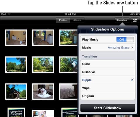 كيف يمكنك إنشاء "" Slide Show باستخدام تطبيق الصور على iPhone أو iPad ؟