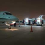 طائرة حربية تُجلي عائلة سعودية مصابة بكورونا