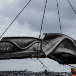 أول جسر فولاذي مطبوع ثلاثي الأبعاد