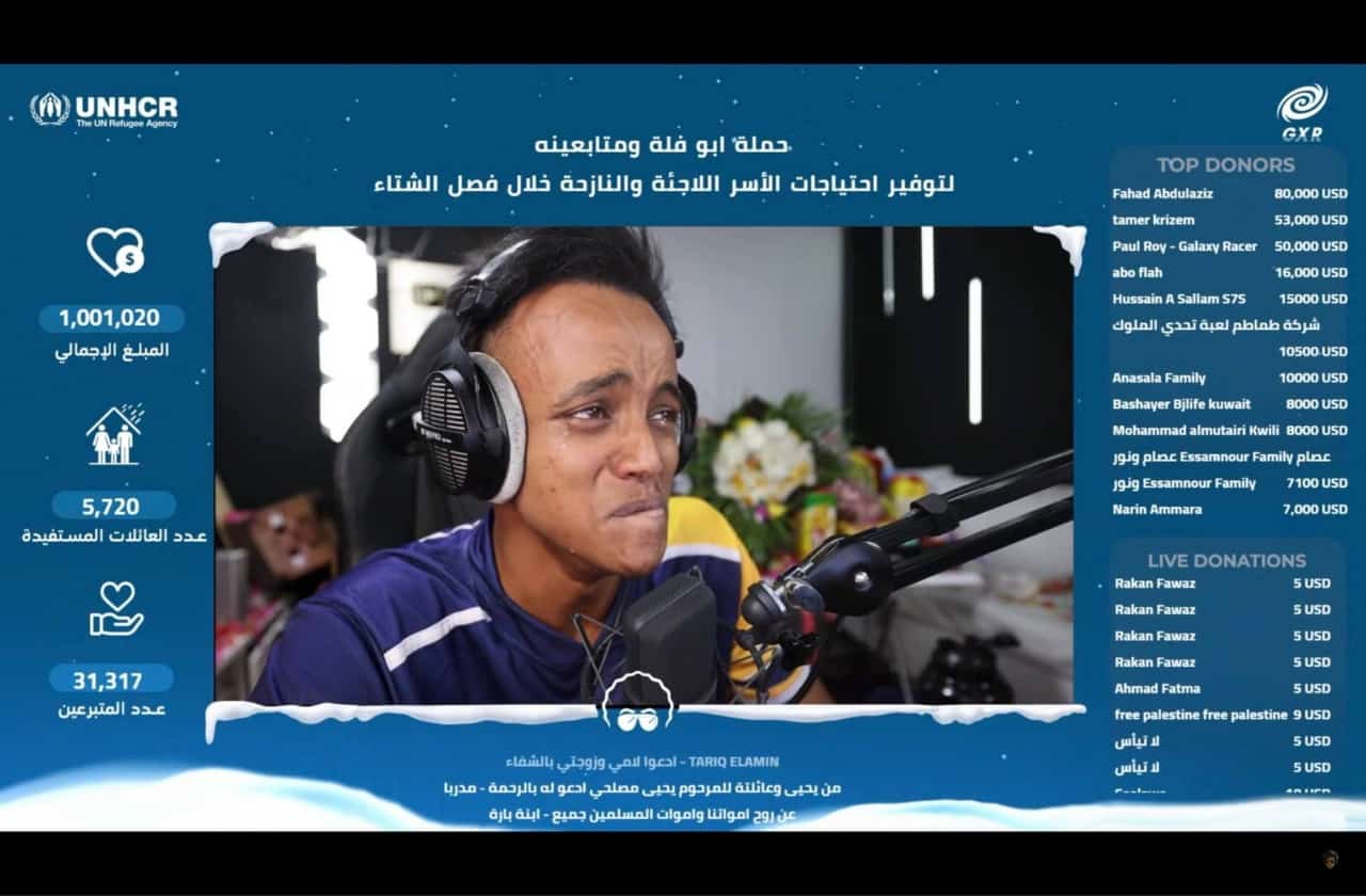 أبو فلة.. يوتيوبر كويتي يجمع مليون دولار للاجئي سوريا خلال 28 ساعة