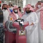 الشيخ السديس يدشن "روبوت التطهير الذكي" بالمسجد الحرام