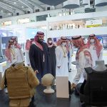 سمو ولي العهد يدشن معرض الدفاع العالمي