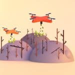 الطائرات بدون طيار تلعب دورًا مهمًا في تشجير الغابات في كولومبيا