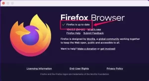 كيفية تحديث Firefox على Mac