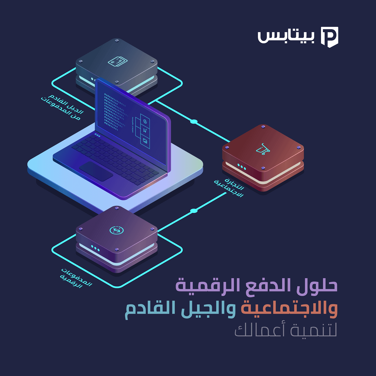 توقعات بوصول المعاملات بقطاع المدفوعات الرقمية إلى 42.25 مليار دولار خلال 2022