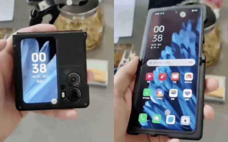 تسريبات لجوال Oppo Find N2 Flip القابل للطي