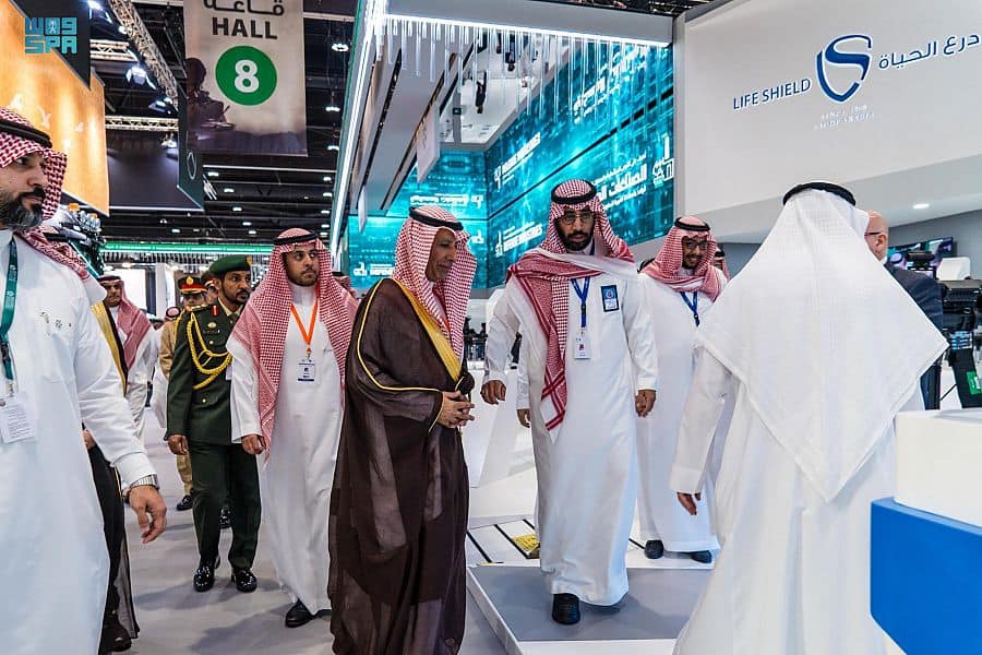 المملكة تفتتح جناحها في معرض الدفاع الدولي "أيدكس 2023"