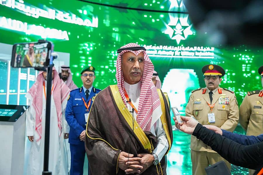 المملكة تفتتح جناحها في معرض الدفاع الدولي "أيدكس 2023"