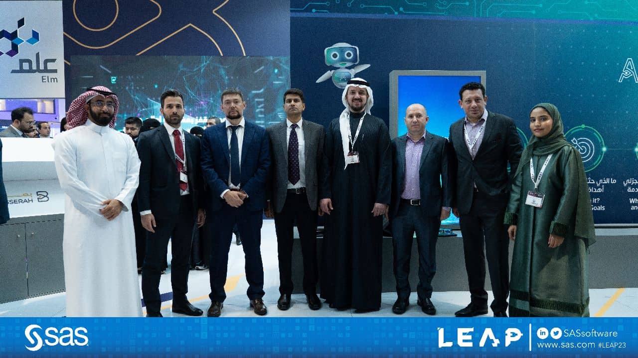"ساس" تعرض أحدث تقنيات التحليلات والذكاء الاصطناعي في "ليب 23"