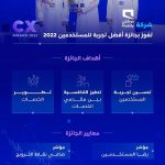 هيئة الاتصالات والفضاء والتقنية تعلن فوز موبايلي في جائزة أفضل تجربة للمستخدمين 2022