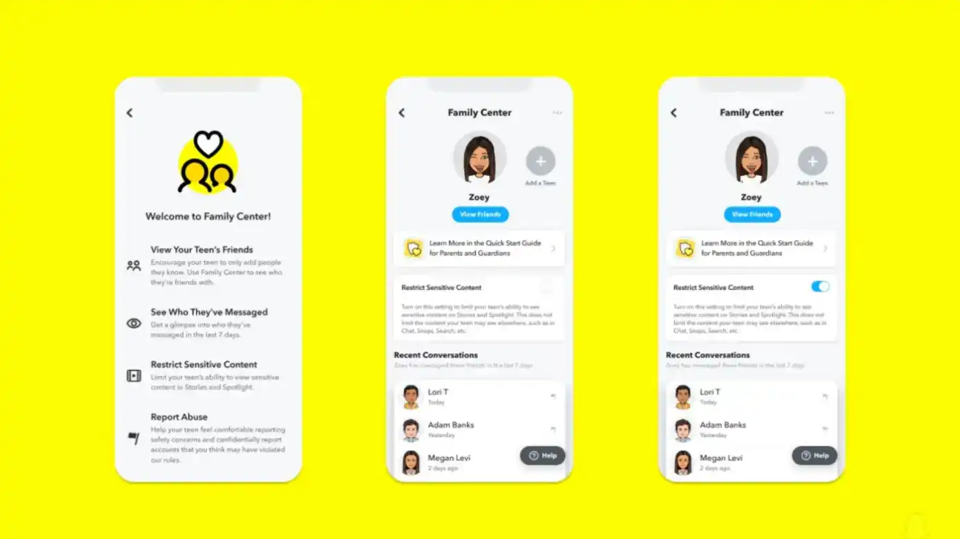 سناب شات يضيف عناصر جديدة للتحكم في المحتوي