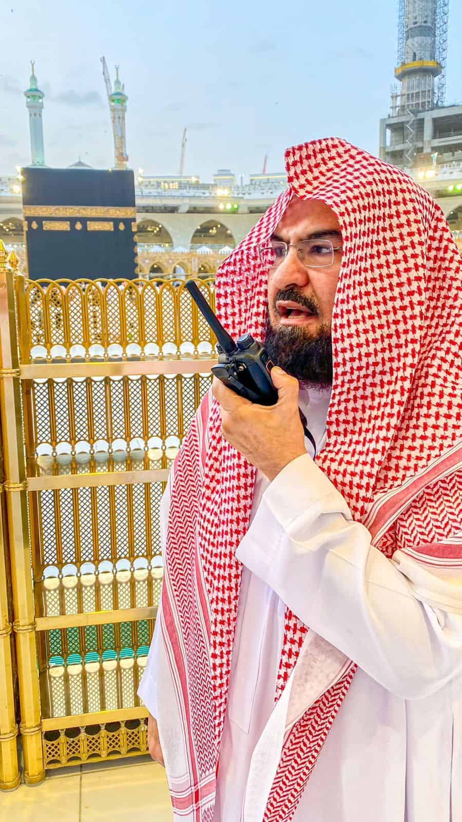  الرئيس العام للمسجد الحرام والمسجد النبوي الشيخ الدكتور عبدالرحمن بن عبدالعزيز السديس