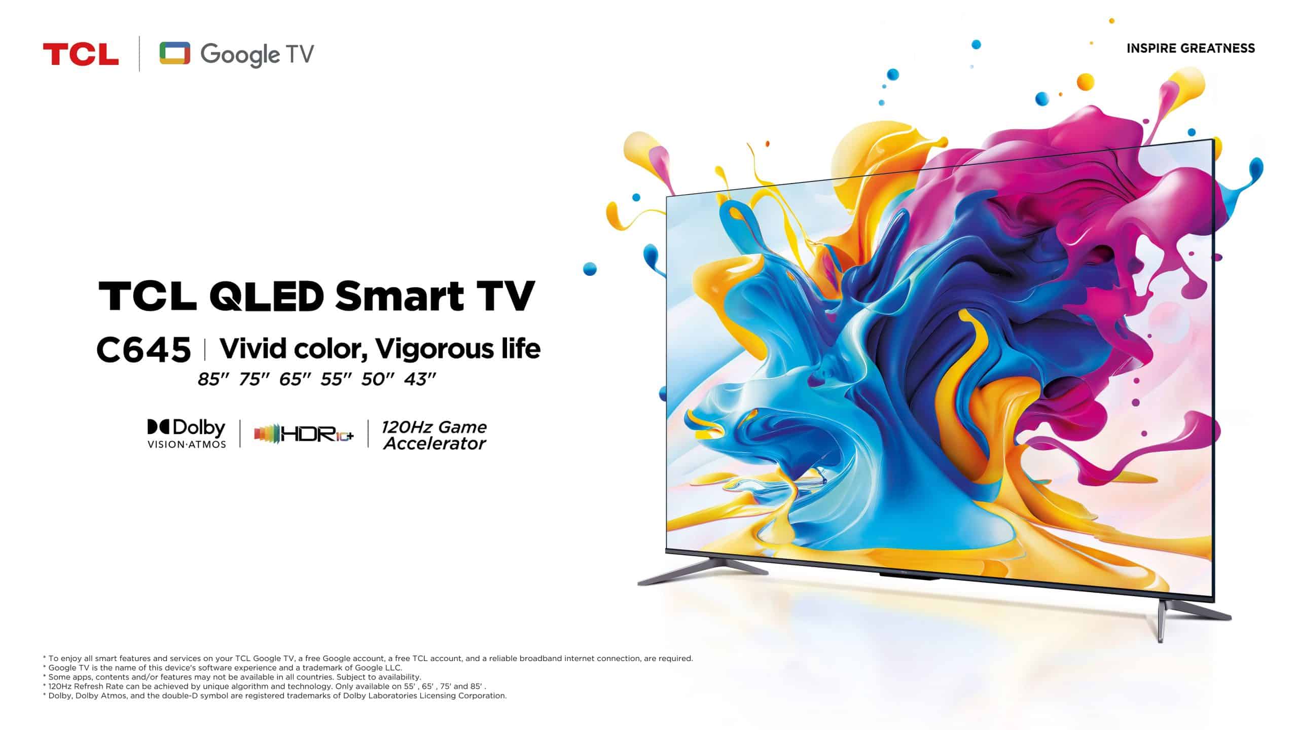 "تي سي إلـ" تطلق أجهزة تلفاز C645 QLED الجديدة لأداء لوني استثنائي وترفيه لا متناهي