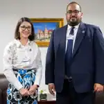 وزير الاقتصاد والتخطيط يبحث مع وزيرة التحول الرقمي بجمهورية سلوفينيا مجالات التعاون