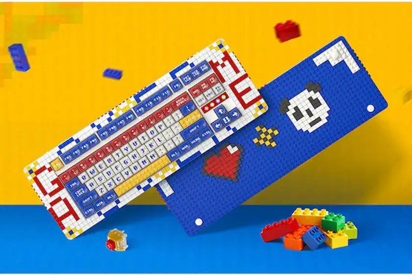 تخصيص لوحة مفاتيح Pixel باستخدام مكعبات Lego
