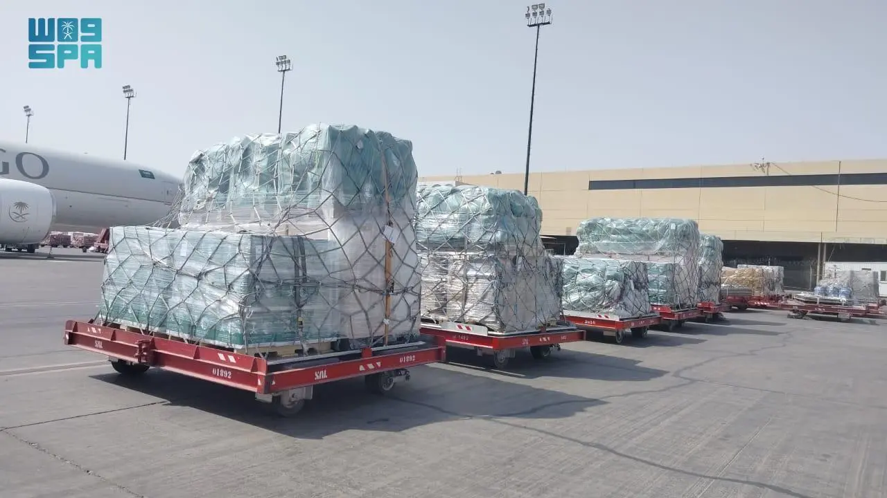 مساعدات سعودية لضحايا الفيضان في ليبيا
