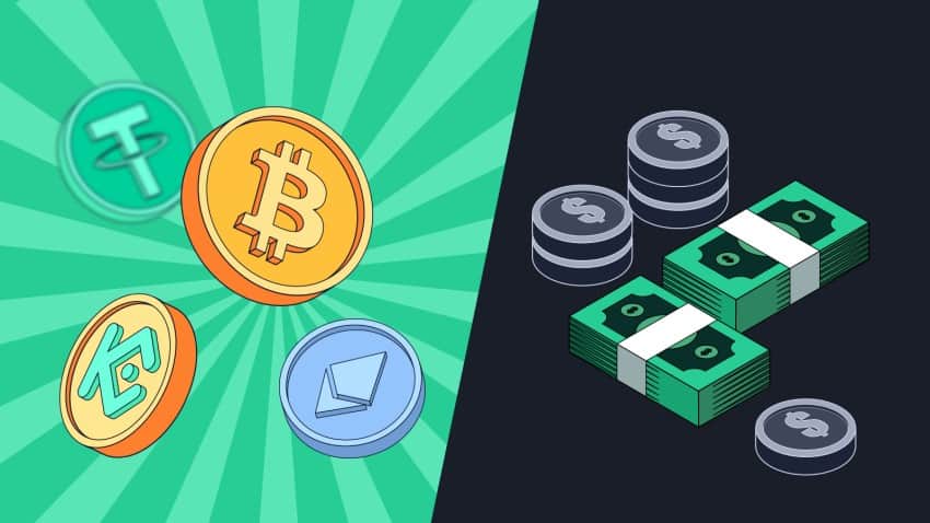 كيف تختلف العملات المشفرة عن النقود التقليدية.. الريال السعودي مثال