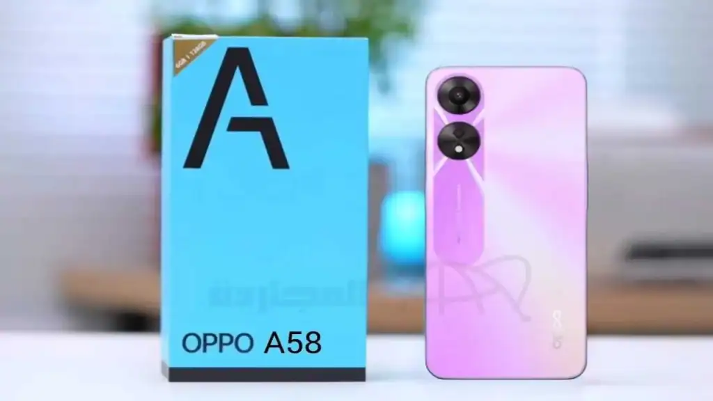 أوبو تطلق هاتف Oppoسع A58 4G بر اقتصادي ومواصفات قياسية