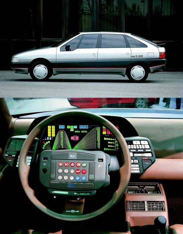 1. Lancia Orca.. جميع المفاتيح موجودة على عجلة القيادة