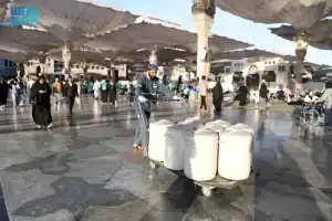 أختبارات جودة وسلامة مياه زمزم