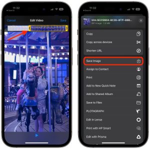 خطوات تحويل مقاطع الفيديو إلى صور GIF