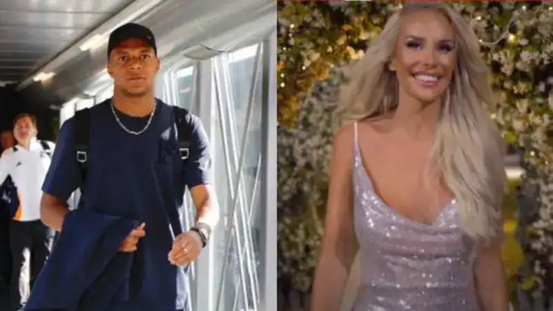 عارضة الأزياء ومبابي