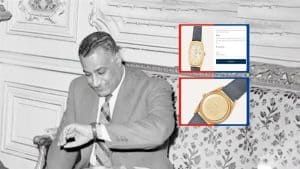 ساعة الرئيس المصري الراحل جمال عبد الناصر