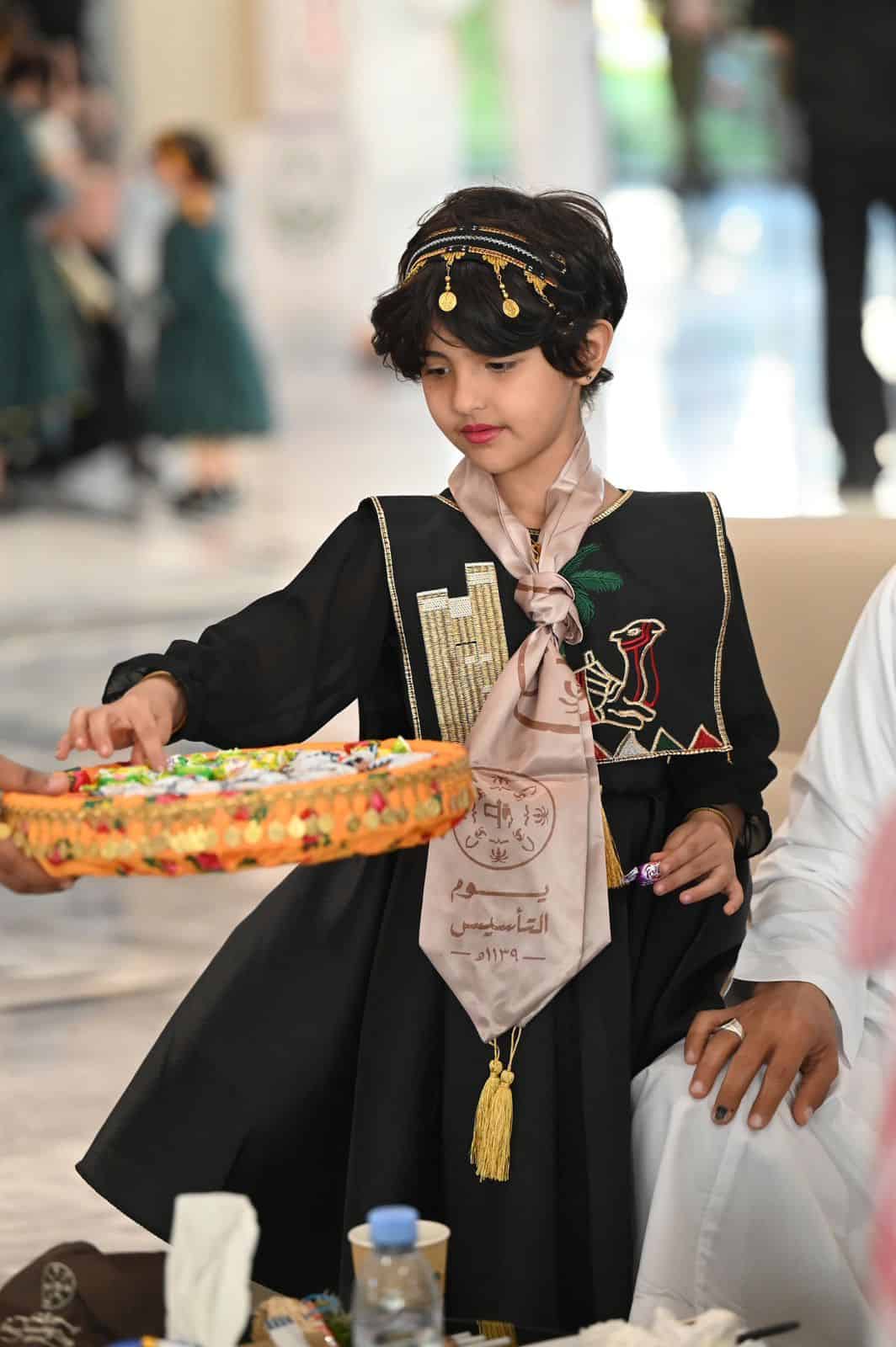 أبناء شهداء الواجب يحتفون بيوم التأسيس