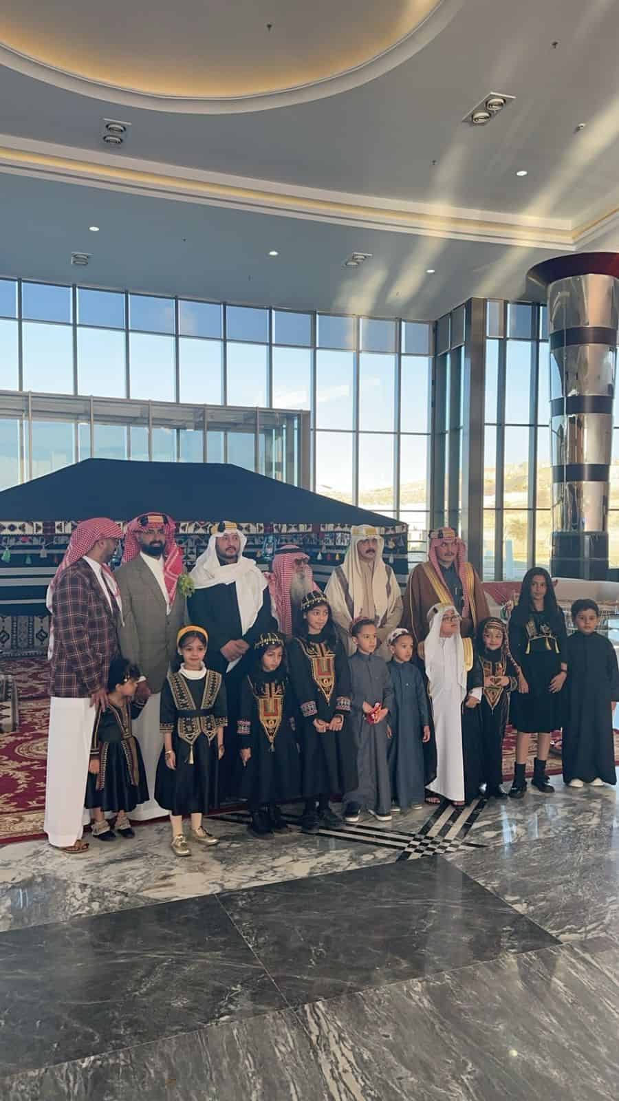 أبناء شهداء الواجب يحتفون بيوم التأسيس