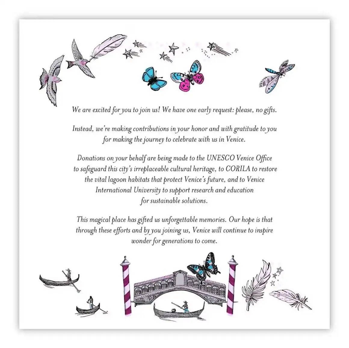 دعوة حفل زفاف جيف بيزوس