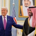 سمو الأمير محمد بن سلمان والرئيس الأمريكي ترامب