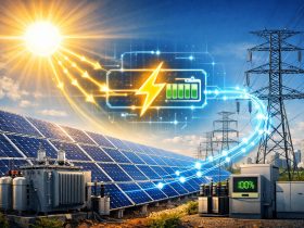 تحويل ضوء الشمس لكهرباء