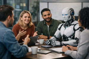 صورة معبرة مولدة بالذكاء الاصطناعي