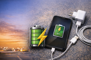 شحن الهاتف- صورة أرشيفية