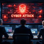 هجوم سيبراني - صورة مولدة بالذكاء الاصطناعي