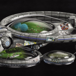 مركبة فضاء تخيلية - صورة مولدة بالذكاء الاصطناعي