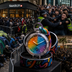 جنون عالمي بسبب ساعة Swatch.. صورة مولدة بالذكاء الاصطناعي