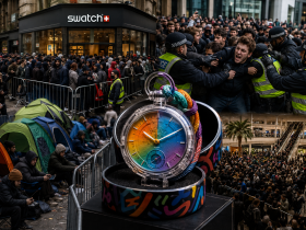 جنون عالمي بسبب ساعة Swatch.. صورة مولدة بالذكاء الاصطناعي