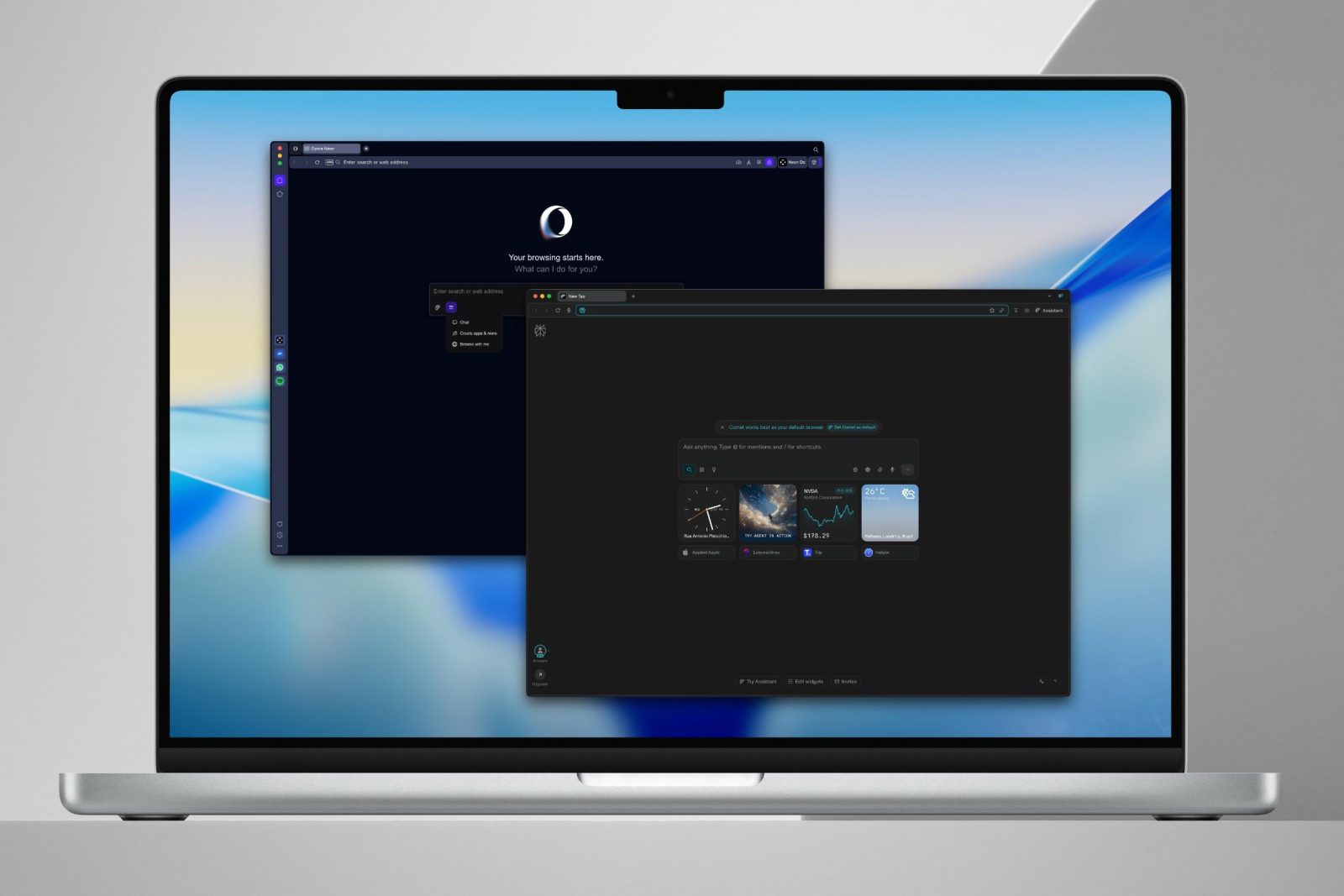 متصفح Comet AI